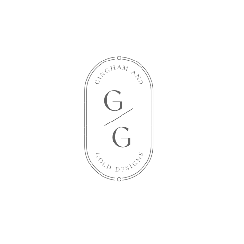 Gingham & Gold Designs