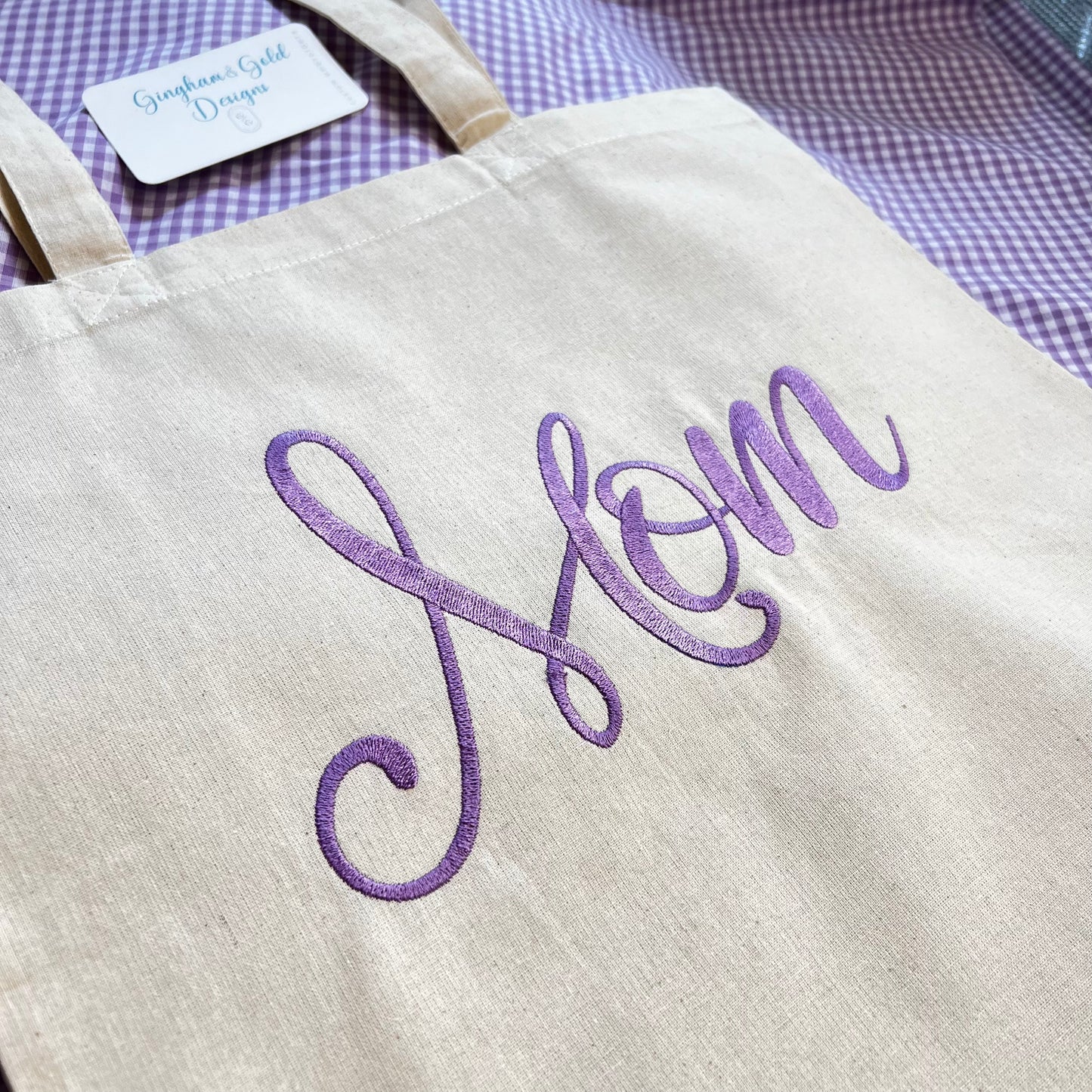 Canvas Tote + Name