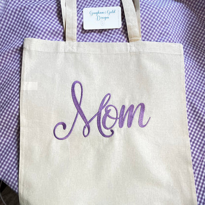 Canvas Tote + Name